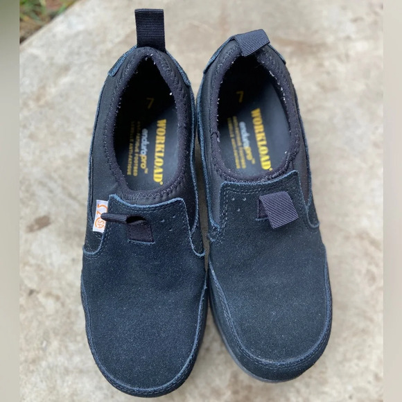 Workload men’s slip on work leather suede boot shoe Sz 7 - Picture 7 of 9